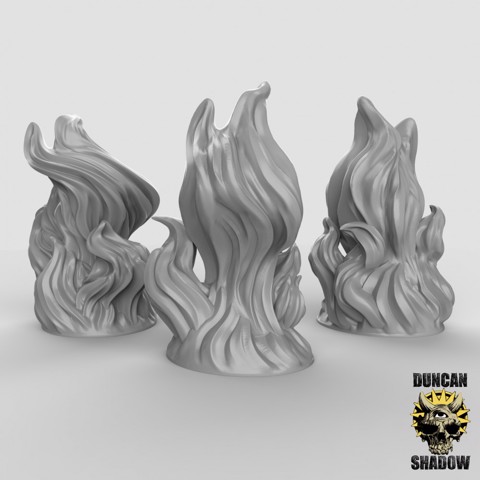 Image of Fire Elementals small (Pre Supported)