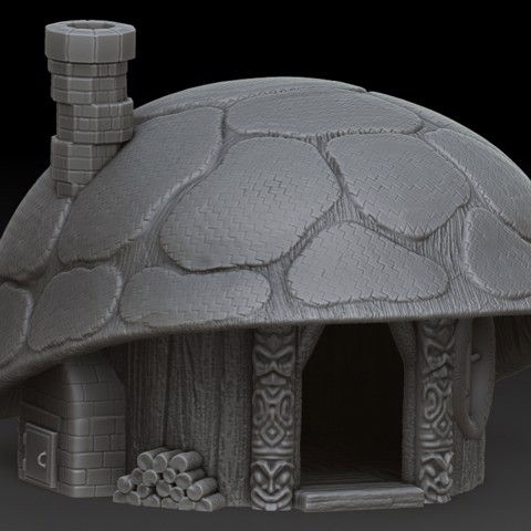 Image of Sea Tortle - Small Round Hut