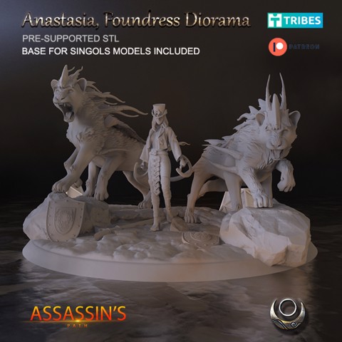 Image of Anastasia, Assassin's Path Foundress Diorama