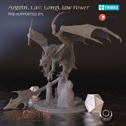 Image of Argoth, Power of the Last LongClaw Dragon