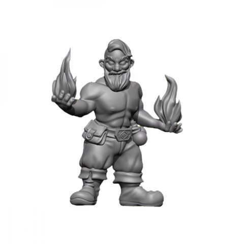 Image of Alberich, Dwarven Mage [Pre-Supported]