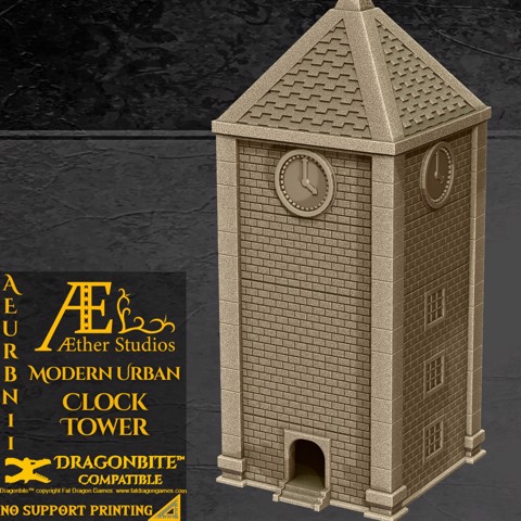 Image of AEURBN11 - Modern Urban Clocktower