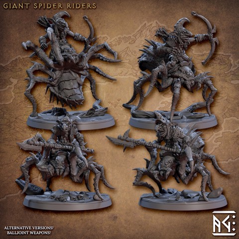 Image of Faldorn Giant Spider Riders (Faldorn Goblins)