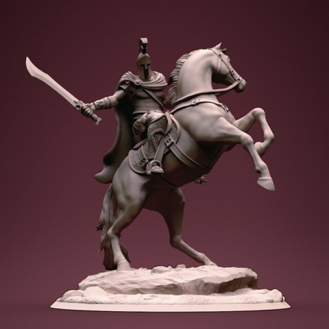 Image of Greek warrior horse 2