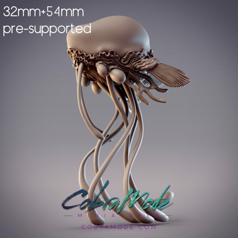 Image of Jellyfish Biomech - Cyanea, Lemurian Sandwalker (Pre-supported)