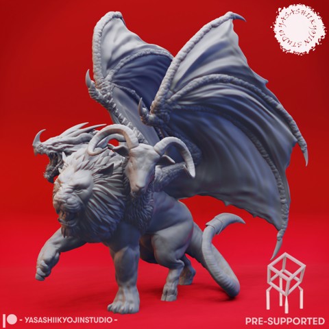 Image of Chimera - Tabletop Miniature (Pre-Supported)