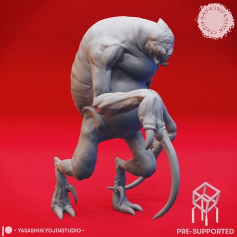 Image of Ettercap Hunter - Tabletop Miniature (Pre-Supported)