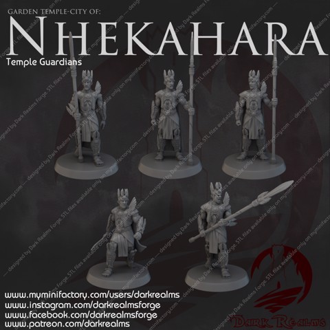 Image of Dark Realms - Nhekahara - Temple Guardians