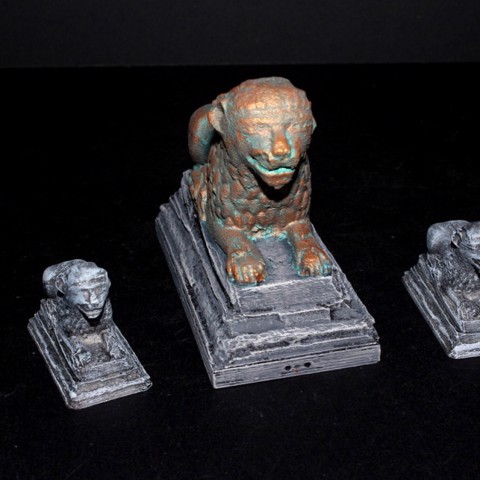 Image of OpenForge 2.0 Lion Statues