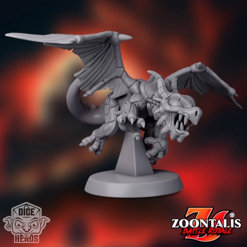 Image of Red Dragon (pre-supported Included) 50mm Base