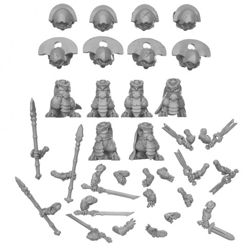 Image of Mousle Black Executioners Multipart Kit (pre Supported) (S)