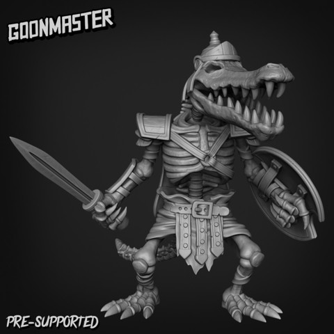Image of Crocodile Skeleton Warrior 1