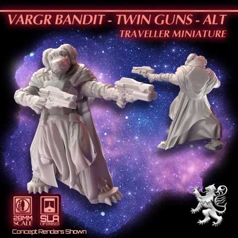Image of Vargr Bandit - Twin Guns - Alt