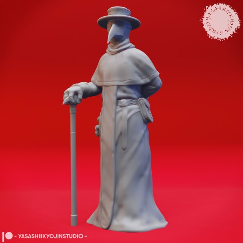 Image of Plague Doctor Cleric - Tabletop Miniature