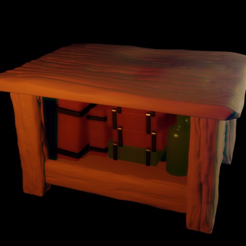 Image of Miniature Table with books