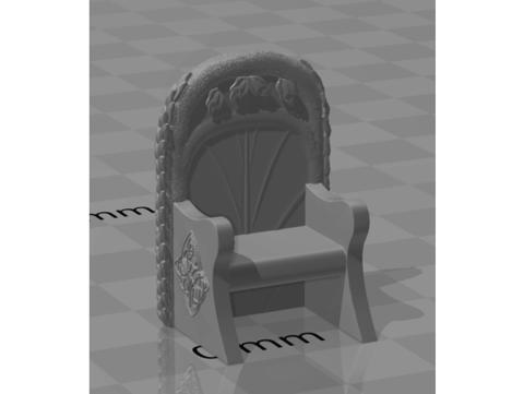Image of Elven Chair - Stone Skull Studios