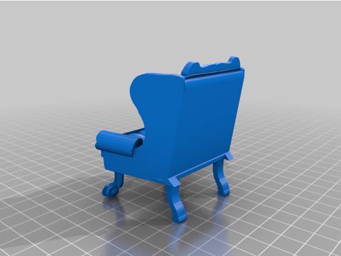 Image of Quarter Scale Tufted Chair (28mm)