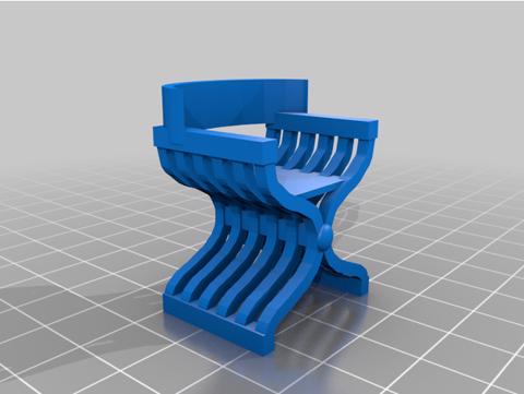 Image of Quarter Scale Medieval Chair (28mm)