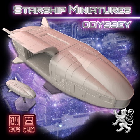 Image of Starship Odyssey 1:270 and Tactical Miniatures