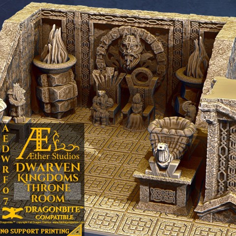 Image of AEDWRF07 - Dwarven Kingdoms Throne Room