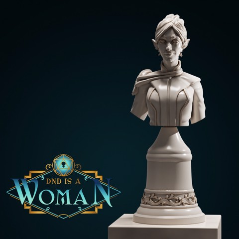 Image of Elf Rogue - Roshia - Bust