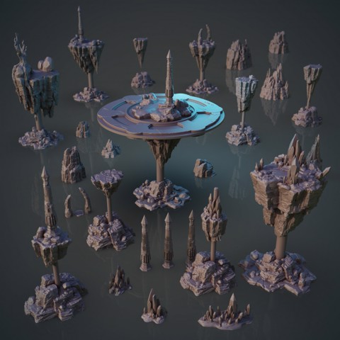 Image of The Floating Islands - Set #1