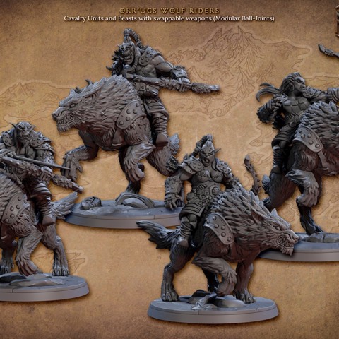 Image of Nomad Orr'ugs Wolf Riders (Nomad Orr'ugs)