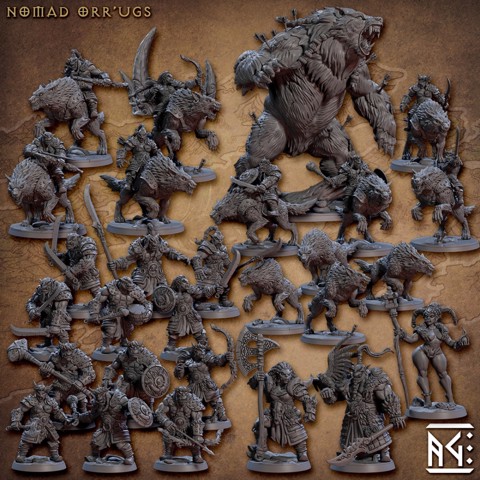 Image of Nomad Orr'ugs (Complete Set - 47)