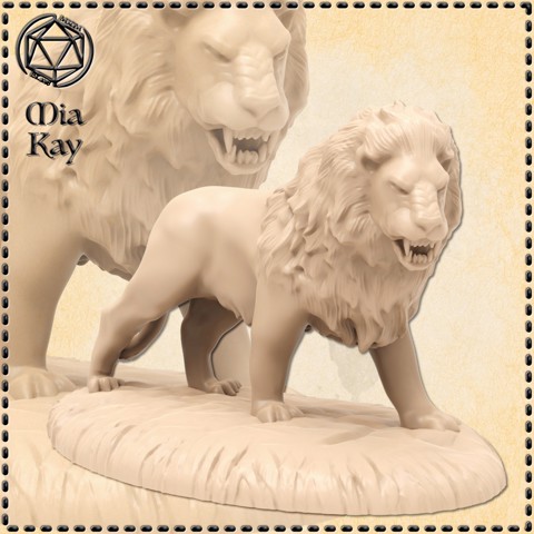 Image of Lion - Action