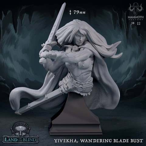 Image of Yivekha Wandering Blade Bust