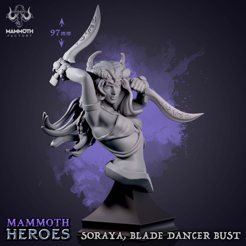 Image of Soraya, Blade Dancer Bust