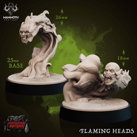 Image of Flaming Heads