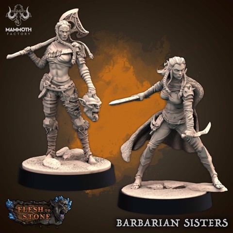Image of Barbarian Sisters (Valhya & Brynna)