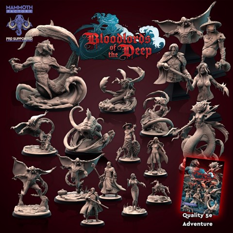 Image of Bloodlords of the Deep - JUNE 2022 Collection (+5e Quality Adventure)
