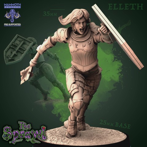 Image of Elleth, Obsidian Knight