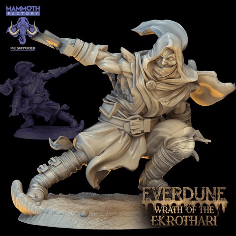 Image of Ekrothari Warrior 2 - Sand Elf  (FREE if you join our tribe for just $7.99!)