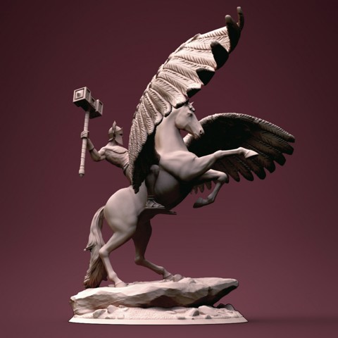 Image of Pegasus 2 mounted