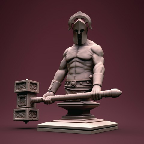 Image of Greek hero Bust
