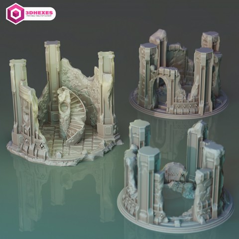 Image of Sunken Rotundas (2 variants) - Sunken City