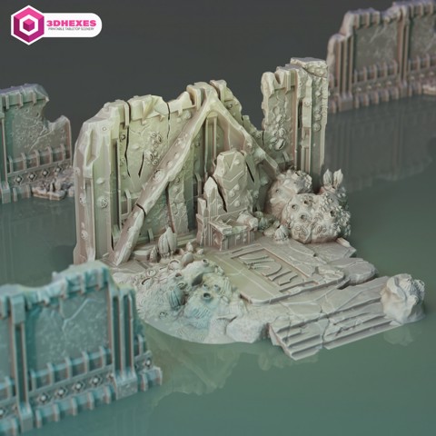 Image of Sunken Throne and Walls - Sunken City
