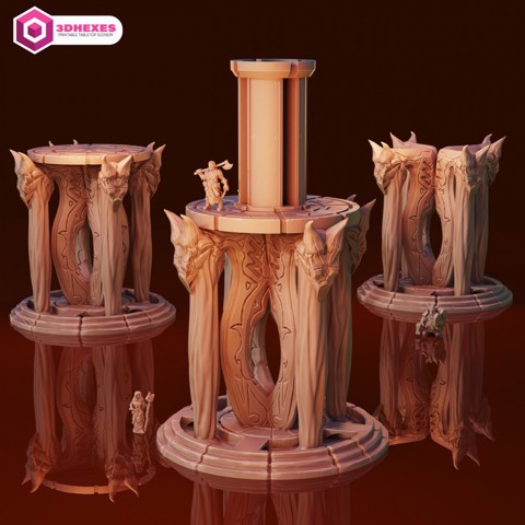 Image of Magma Pillars (3 variants) - Magmakeeps