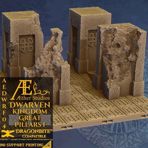 Image of AEDWRF04 - Dwarven Kingdom Giant Pillars I