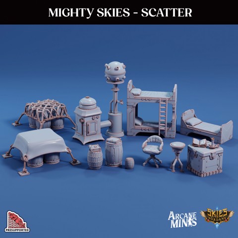 Image of Airship Scatter Items #1 - Mighty Skies