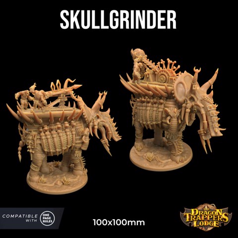Image of Skull Grinder | Presupported | The Simiax Legions