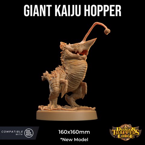 Image of Giant Kaiju Hopper | Presupported | Kaiju of the Rift