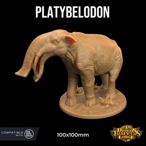 Image of Platybelodon | Presupported | The Simiax Legions