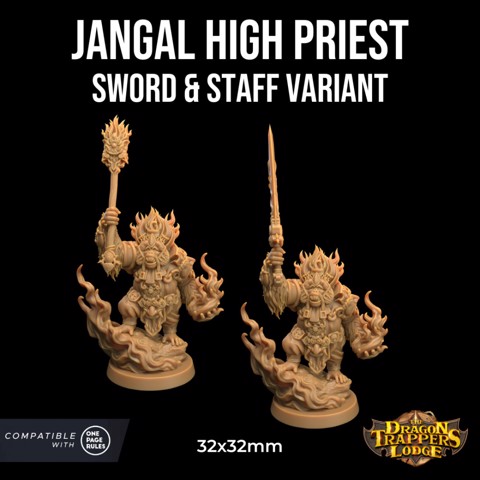 Image of Jangal High Priest | Presupported | The Simiax Legions