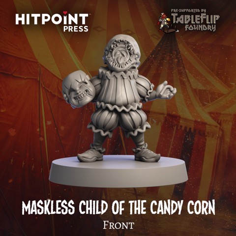 Image of Maskless Child of the Candy Corn