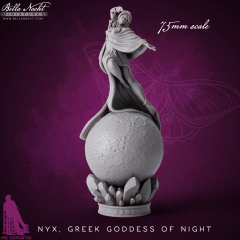 Image of Nyx, Greek Goddess of Night