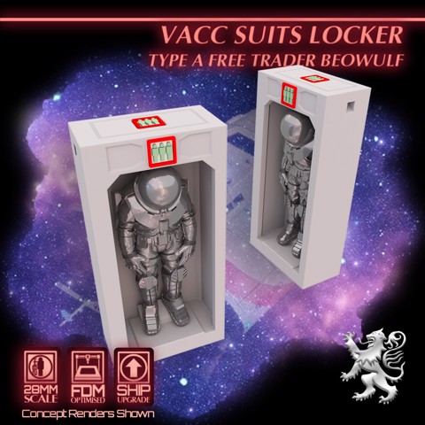 Image of Vacc Suit Locker - Type A Free Trader Beowulf